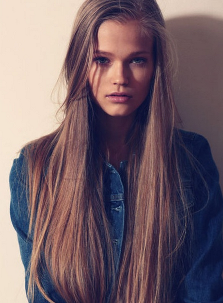 Haarmodellen lang haar