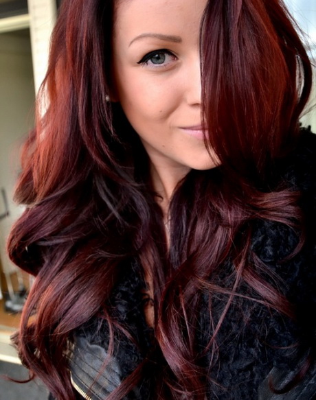 Roodbruin haarkleur
