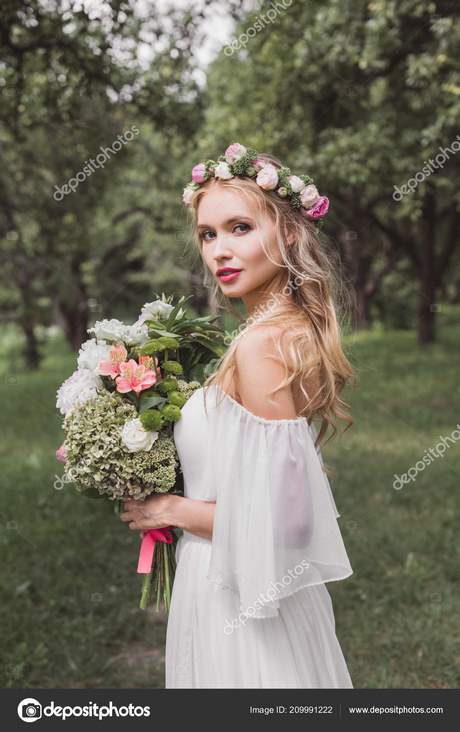 Bloemenkrans bruid