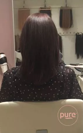 Hair extensions in kort haar