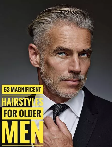 Oudere mannen kapsels lang haar