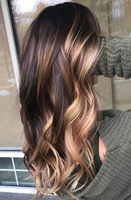 Caramel haarkleur met highlights