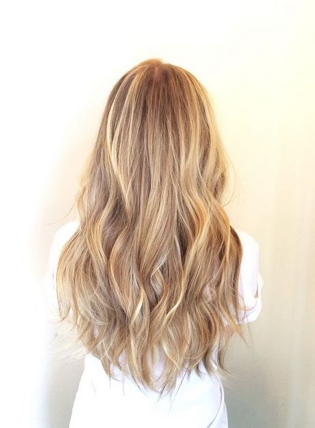 Lange blonde haren