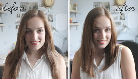 Van lang naar kort haar voor en na
