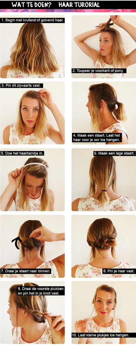 Simpele haarstijlen lang haar