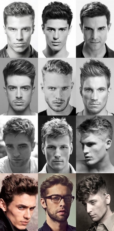 Verschillende haarstijlen mannen