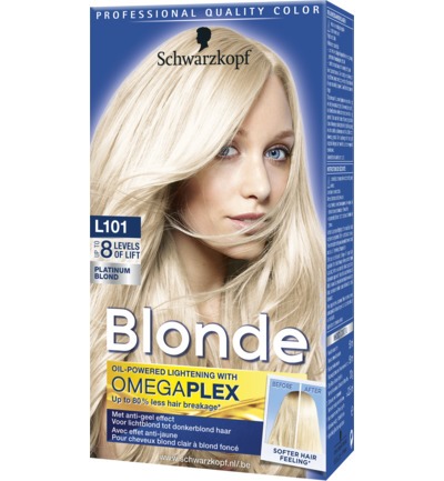 Blonder haar zonder verf