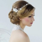 Haarband bruidskapsel